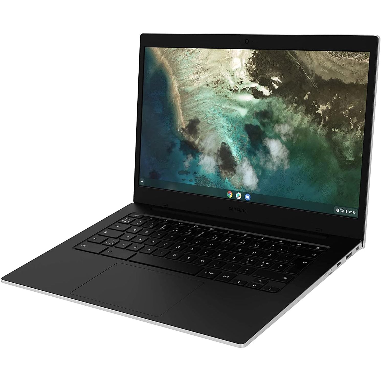 Samsung Galaxy Chromebook Go XE340XDA – Intel Celeron N4500, 4GB RAM, 64GB eMMC, 14" ChromeOS Laptop – Silver